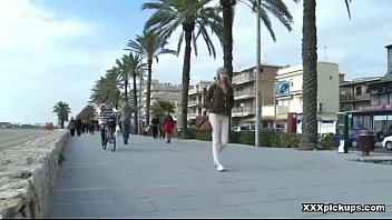 Euro Sexy Girl Fucked In Public After Geting Picked Up 13