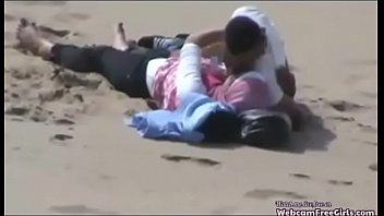 Arab Hijab Girl with Her BF Caught Having Sex on the