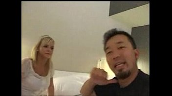 Asian (Japanese) Man & Blonde Woman Bree Olson