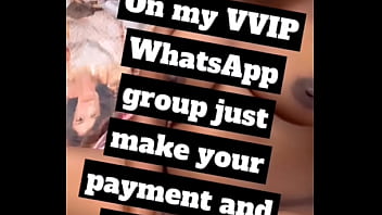 You can book now or join my WhatsApp VVIP group for more fun - PenismanXXX Production